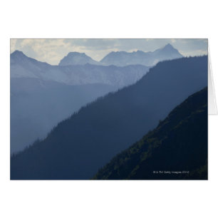 USA, Montana, Glacier National Park, Mountain Hälsningskort