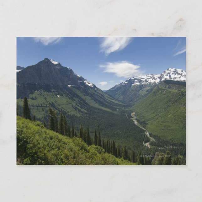 USA, Montana, Glacier National Park, scenic Vykort (Framsida)