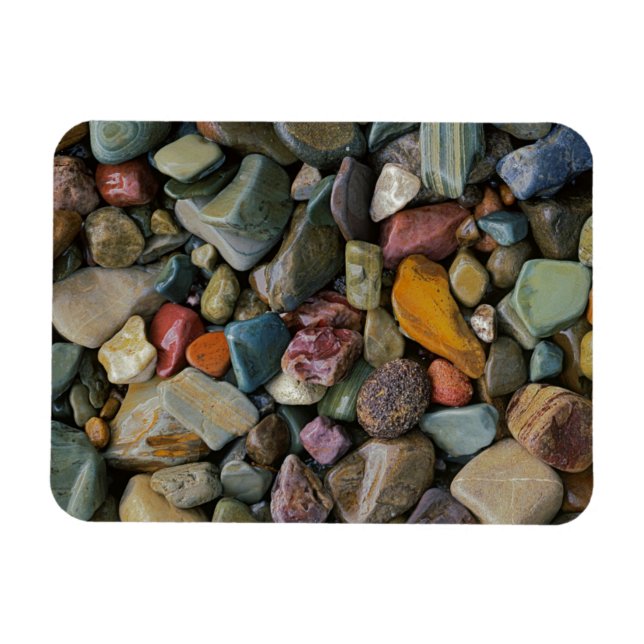 USA, Montana, Glacier National Park, Stones Magnet (Horisontell)