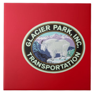 USA, Montana, Glacier National Park, Vintage 2 Kakelplatta