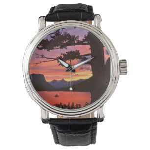 USA, Montana, Glacier nationalpark. Landskap Armbandsur