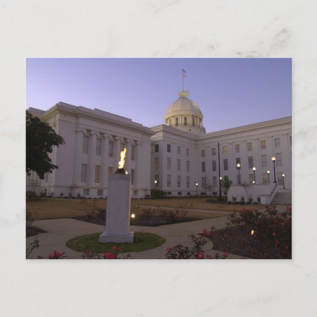 USA - Montgomery - Alabama - Staten Huvudstad Vykort (Framsida)