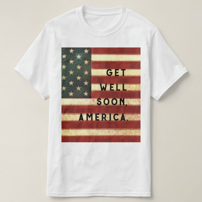 USA Motstånd Protest Rädda Demokrati 2026 T Shirt (Design framsida)