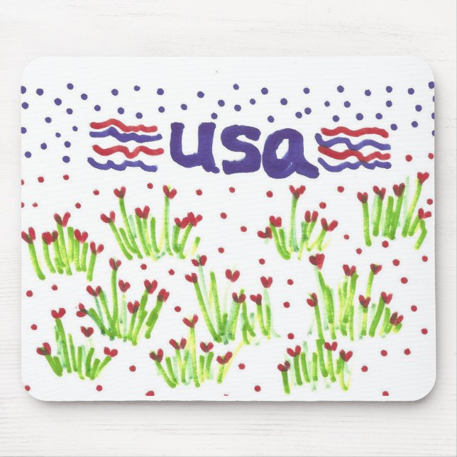 USA Mousepad Musmatta (Framsidan)