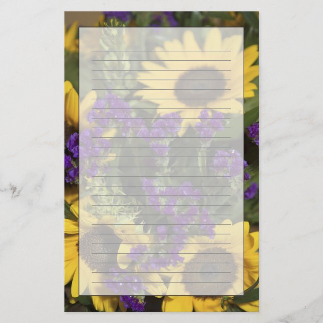 USA, närbild på bröllopsblomsterarrangemang, Brevpapper (Framsida)