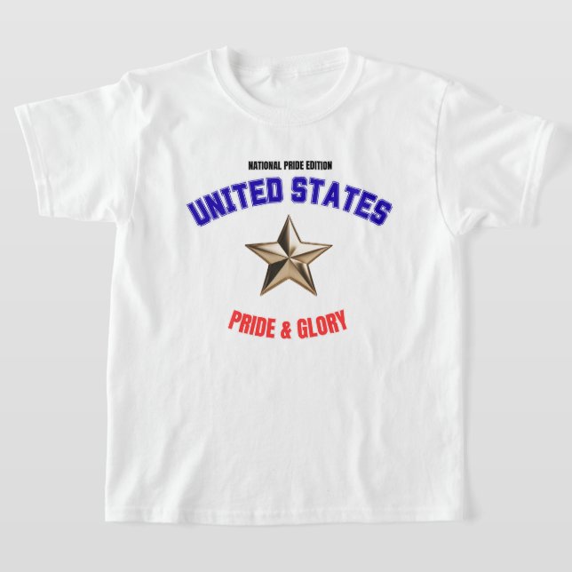 USA National Pride Edition Barn Basic T-Shirt (Laydown)