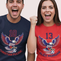 USA National Team Fotboll Örn Patriotisk Grafik