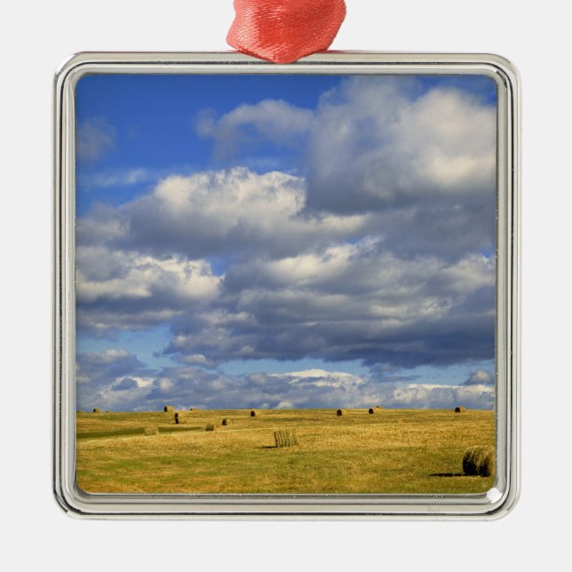 USA, Nebraska, Morrill County. Guldhö Julgransprydnad Metall (Framsidan)