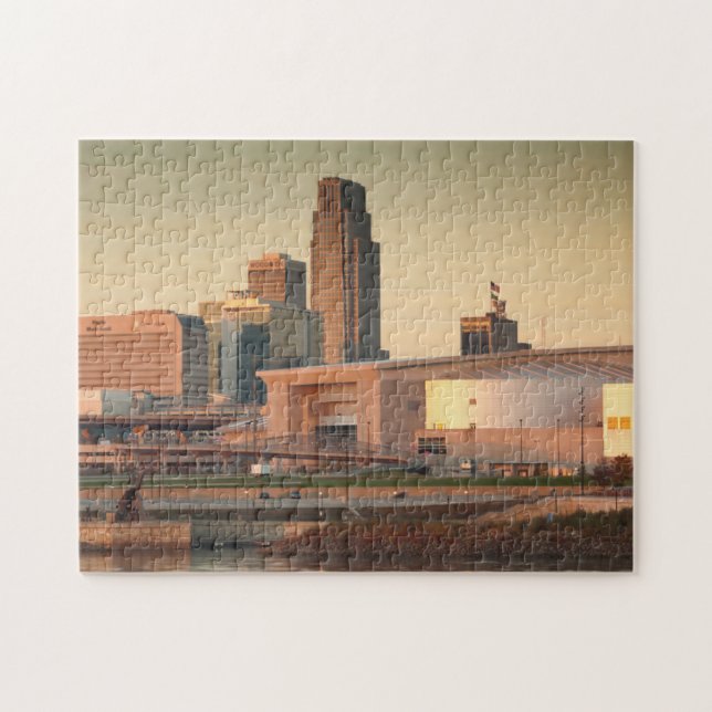USA, Nebraska, Omaha, Skyline Pussel (Horisontell)
