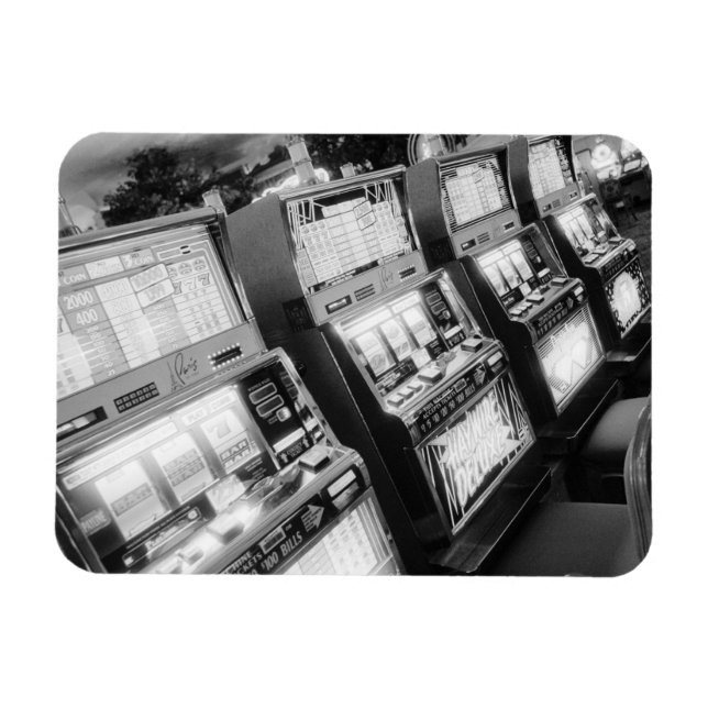 USA, Nevada, Las Vegas: Casino Slot Maskiner / Magnet (Horisontell)