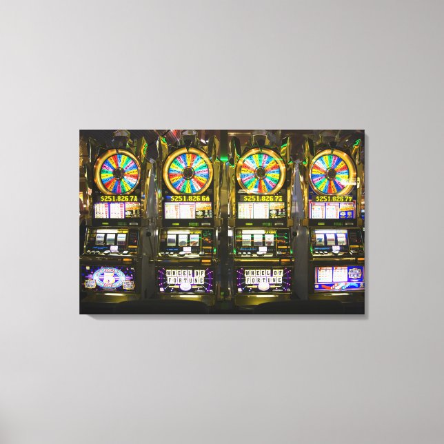 USA, Nevada, Las Vegas. McCarran Internationell Canvastryck (Framsida)