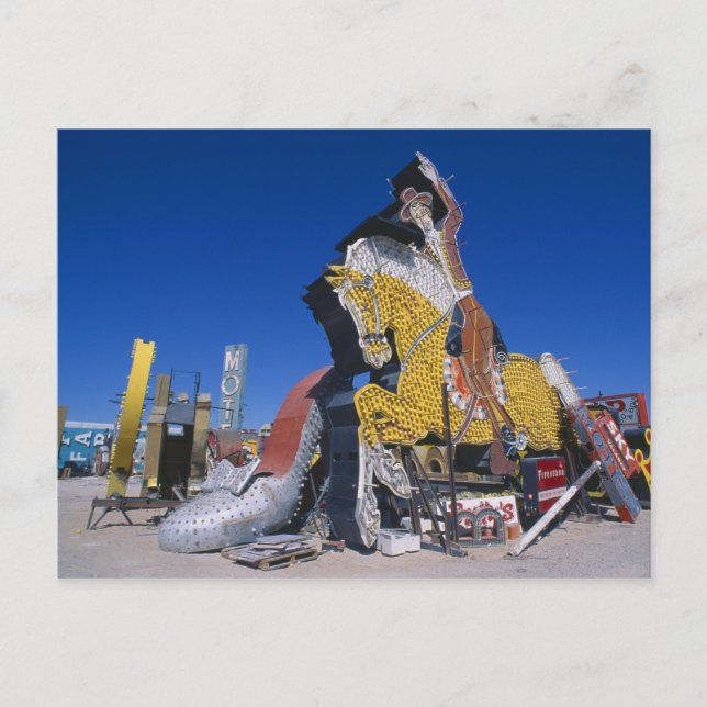 USA, Nevada, Las Vegas, skyltar på sopträsk Vykort (Framsida)