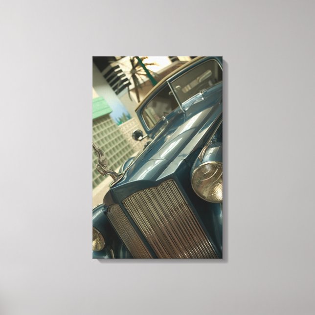 USA, Nevada_Reno: National Automobile Museum 2 Canvastryck (Framsida)