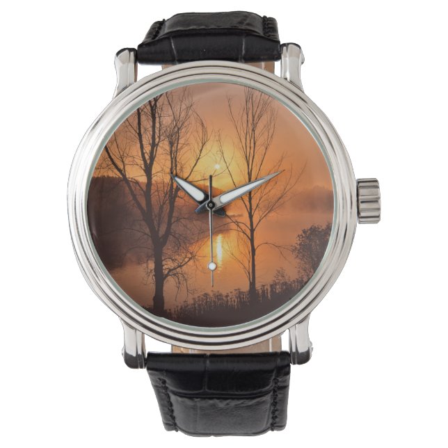 USA, New England, Maine. Hösten Soluppgång Armbandsur (Framsida)