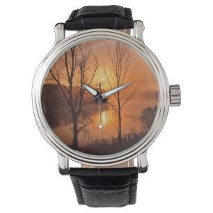 USA, New England, Maine. Höstsoluppgång Armbandsur