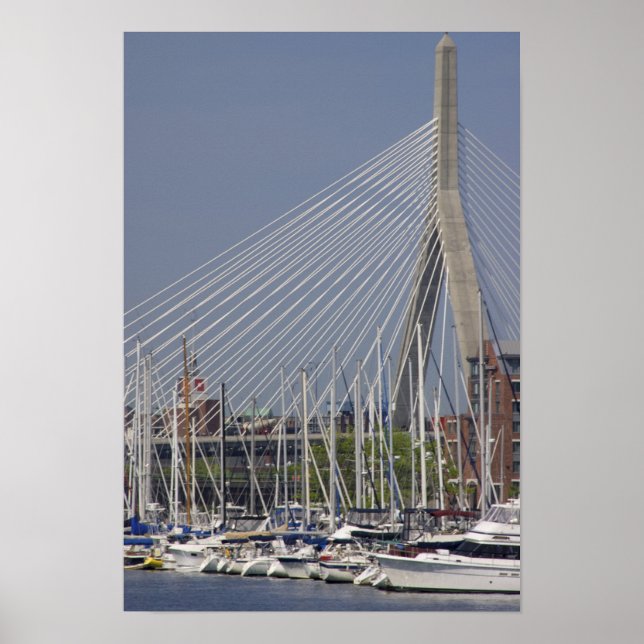 USA, New England, Massachusetts, Boston, båtar Poster (Framsidan)