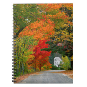 USA, New England, New Hampshire, Andover Anteckningsbok Med Spiral