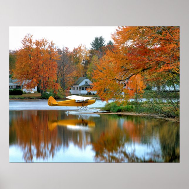 USA, New England, New Hampshire. Flyt Flygplan Poster (Framsidan)