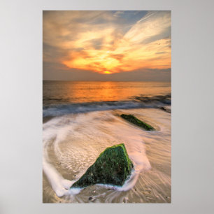 USA, New jersey, Cape May. Scenen på Kapmaj 2 Poster