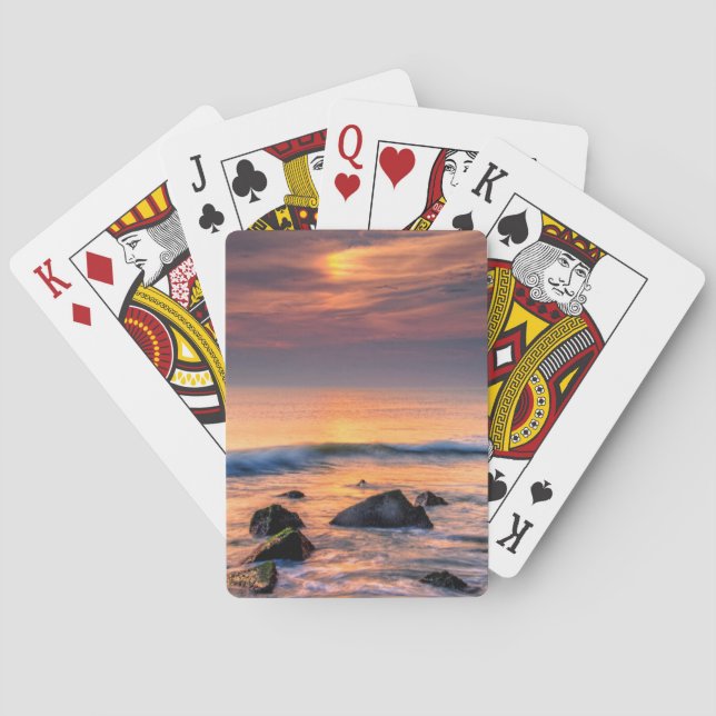 USA, New Jersey, Cape May Spel Kort (Baksidan)