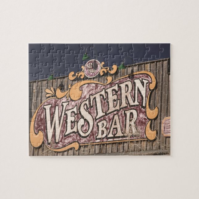 USA, New Mexico, Cloudcroft: Bergstad (el. Pussel (Horisontell)