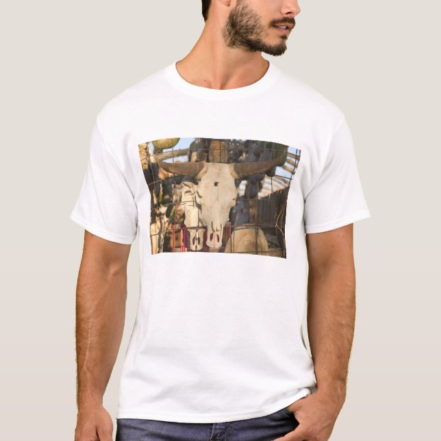 USA, New Mexico, Mesilla: Historiska Mesilla Plaza T-shirt (Framsida)