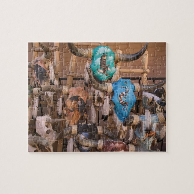 USA, New mexico, Santa Fe: I centrala Santa Fe Pussel (Horisontell)