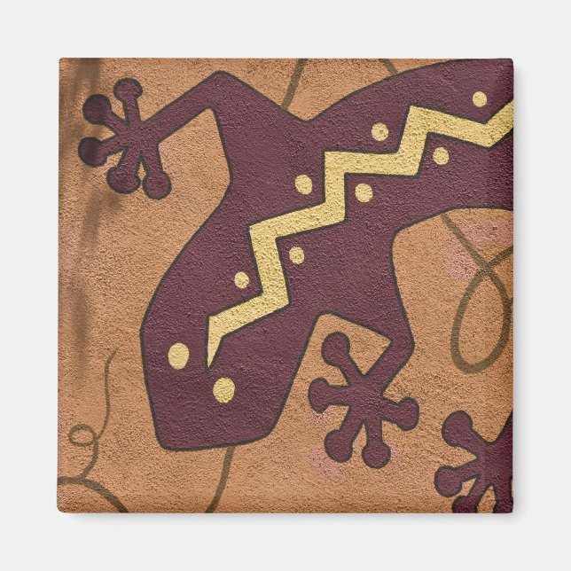USA, New Mexico, Santa Fe. Närbildsdetalj av Magnet (Framsidan)