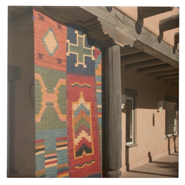 USA, New mexico, Taos: Galleriet Navaho Matta Kakelplatta (Framsidan)
