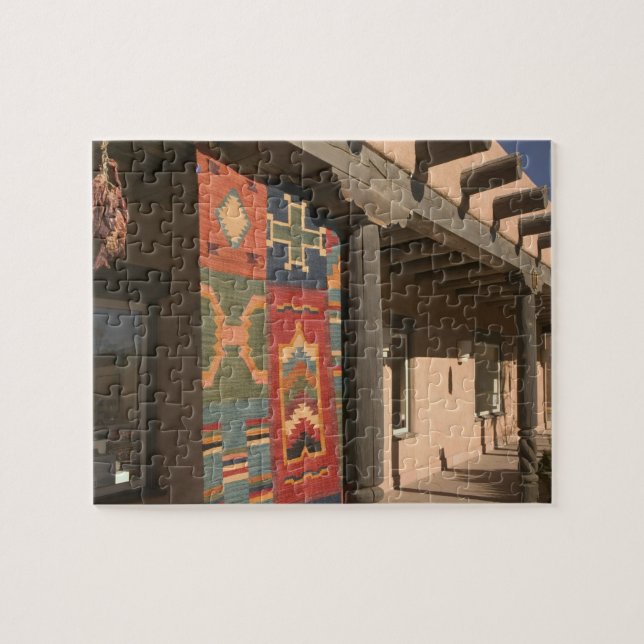 USA, New mexico, Taos: Galleriet Navaho Matta Pussel (Horisontell)