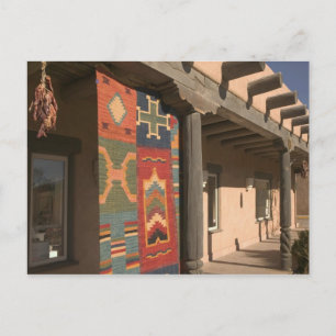 USA, New Mexico, Taos: Navaho mattgalleri Kit Vykort