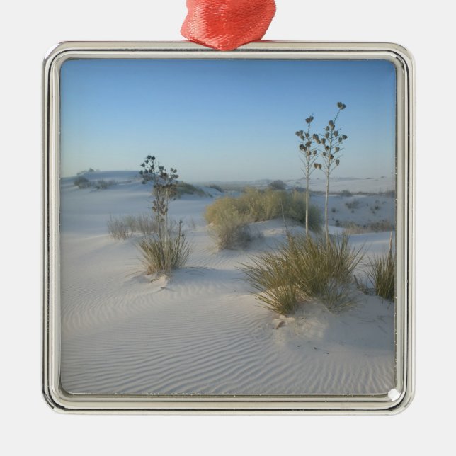 USA, New mexico, White Sands National 2 Julgransprydnad Metall (Framsidan)