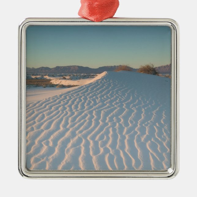 USA, New mexico, White Sands National Julgransprydnad Metall (Framsidan)