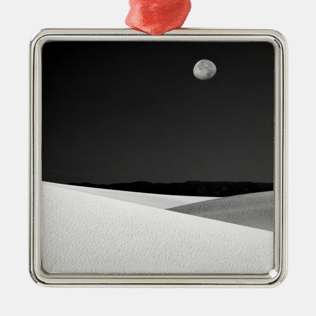 USA, New mexico, White Sands National Monument. Julgransprydnad Metall (Framsidan)