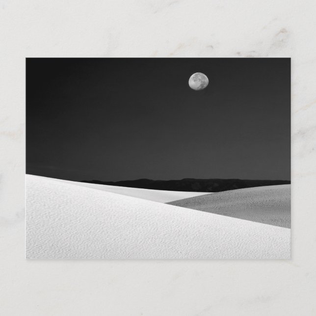 USA, New Mexico, White Sands National Monument. Vykort (Framsida)