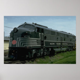 USA, New York Central EMD E8 persondiesel, E8 Poster