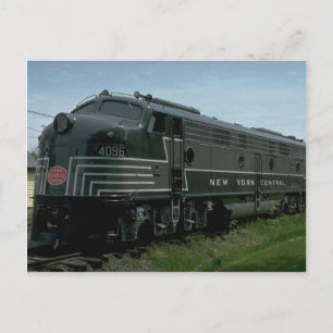 USA, New York Central EMD E8 persondiesel, E8 Vykort