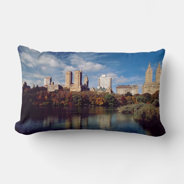 USA, New York City, Central Park, Sjö Lumbarkudde (Framsida)
