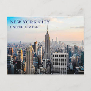 USA New York City Postcard Vykort