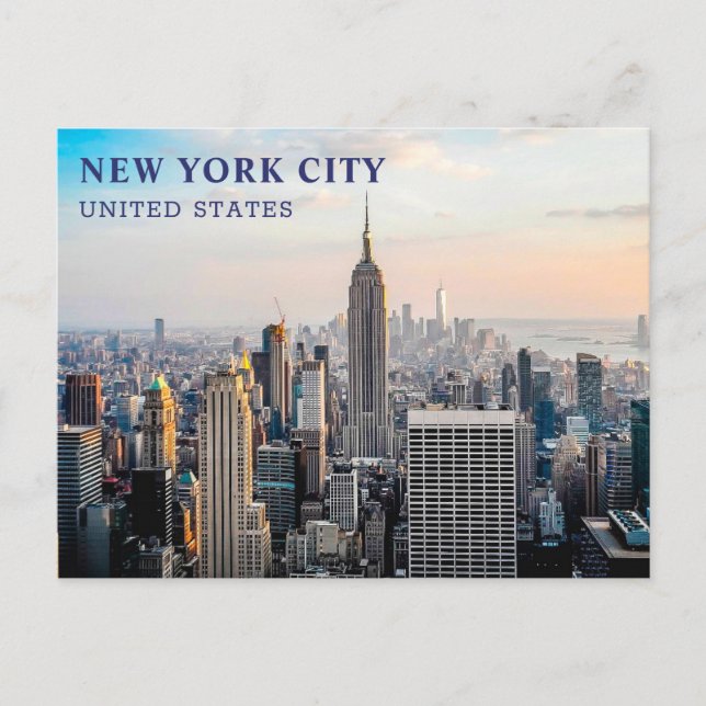 USA New York City Postcard Vykort (Framsida)