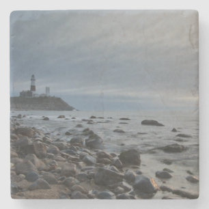 USA, New York, East Hampton. Montauk Point Underlägg Sten