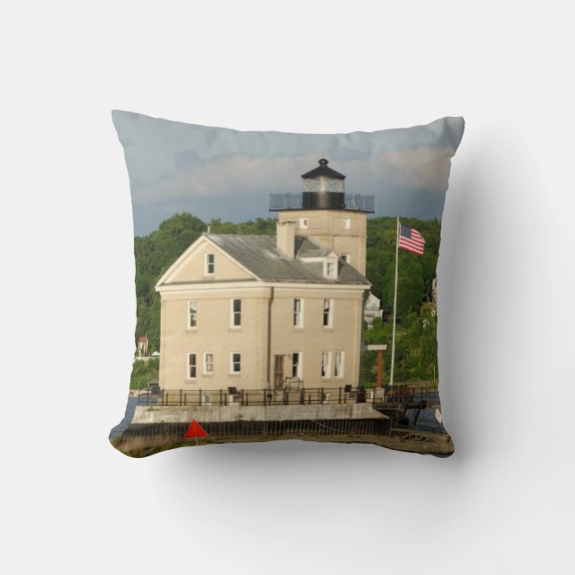 USA, New York, Kingston, Hudsonfloden. Rondout Kudde (Framsida)