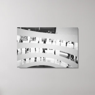 USA, New York, New York City: Guggenheim 5 Canvastryck