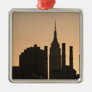 USA, New York, New York City, Manhattan: 199 Julgransprydnad Metall