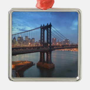USA, New York, New York City, Manhattan: 199 Julgransprydnad Metall
