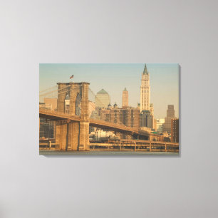 USA, New York, New York City, Manhattan: Canvastryck