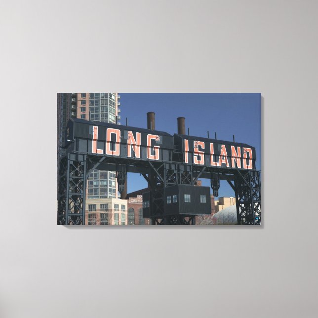 USA, New York, New York City, Queens: Lång Canvastryck (Framsida)