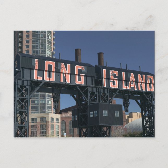 USA, New York, New York City, Queens: Long Vykort (Framsida)