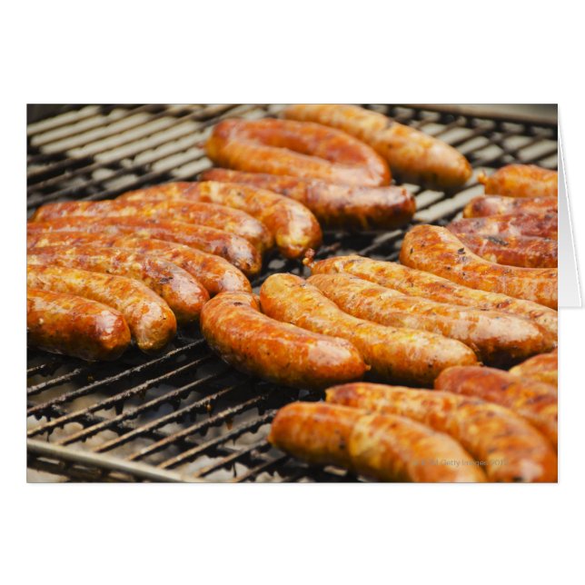 USA, New York, New York City, Sausages on Hälsningskort (Framsidan Horizontal)