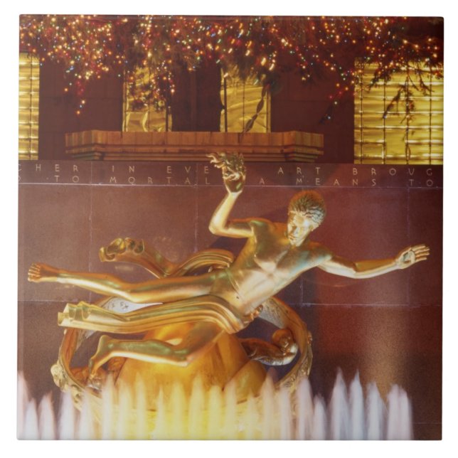 USA, New York, New York City, Statue of Kakelplatta (Framsidan)